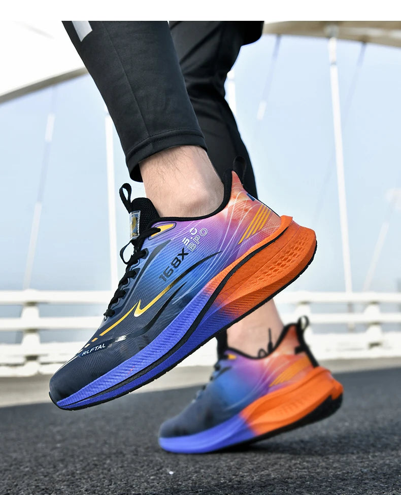 2025, neue Herren-Laufschuhe, Luftpolster, Marathon, Sport, atmungsaktiv, leicht, bequem, sportlich, rutschfest, für Damen 