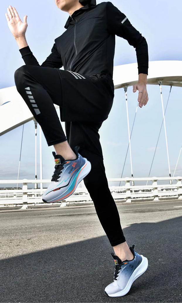 2025, neue Herren-Laufschuhe, Luftpolster, Marathon, Sport, atmungsaktiv, leicht, bequem, sportlich, rutschfest, für Damen 