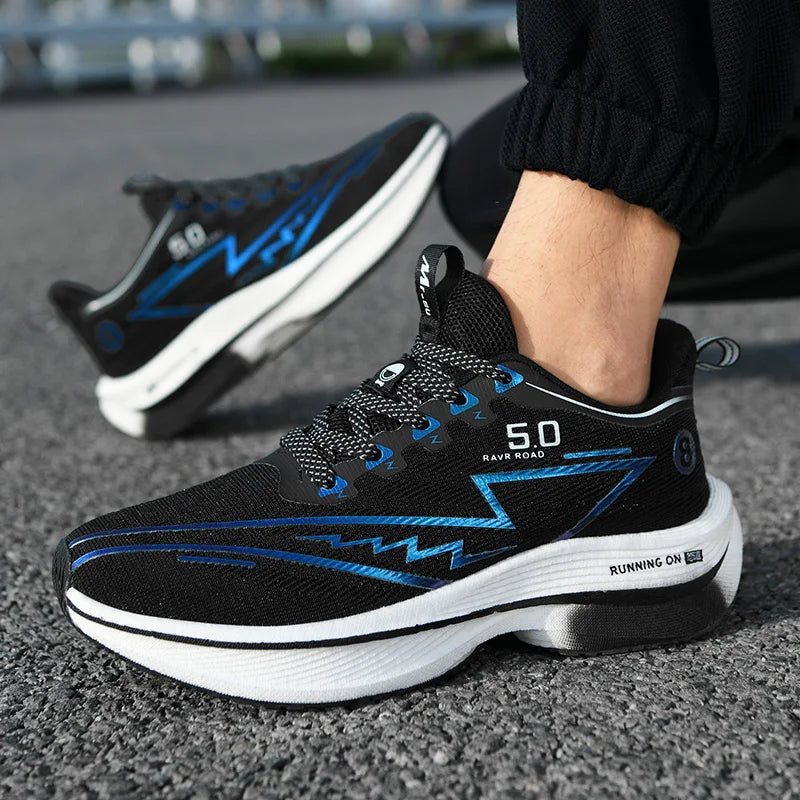Neue männer Turnschuhe Racing Carbon Platte Sport Laufschuhe Licht Anti-Slip Professionelle Leichtathletik Training Schuhe Tennis schuhe