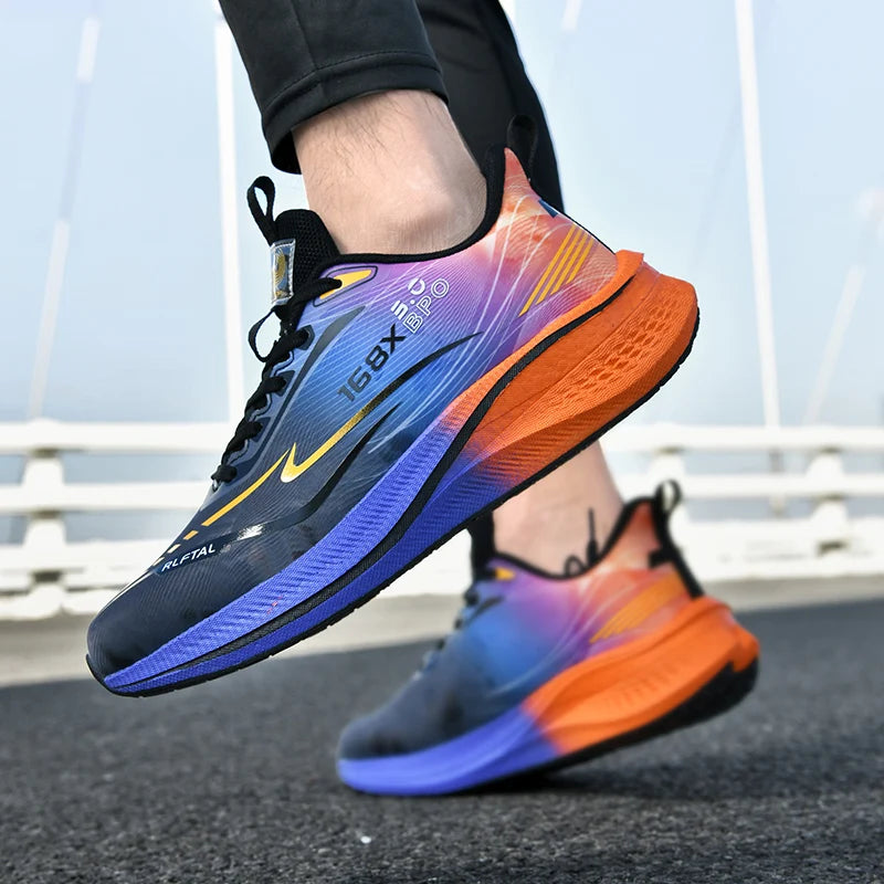 2025, neue Herren-Laufschuhe, Luftpolster, Marathon, Sport, atmungsaktiv, leicht, bequem, sportlich, rutschfest, für Damen 