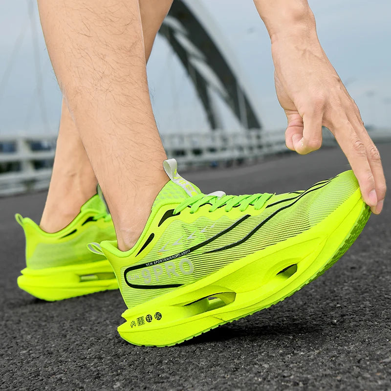 Männer Turnschuhe 9PRO Carbon Board Skeleton Dämpfung Marathon Laufschuhe Outdoor Fitness Training Sport Tennis Schuhe frauen