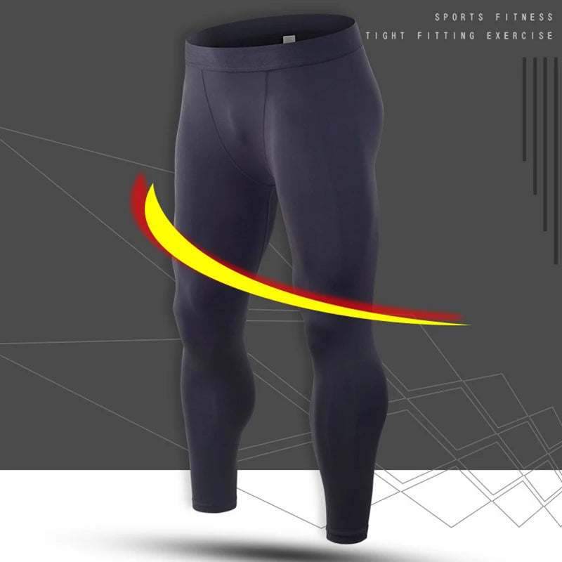 Männer Kompression Sport hose schnell trocknen Fitness-Strumpfhose Laufen Leggings Training Sport Strumpfhose Basketball Mann Fußball kleidung