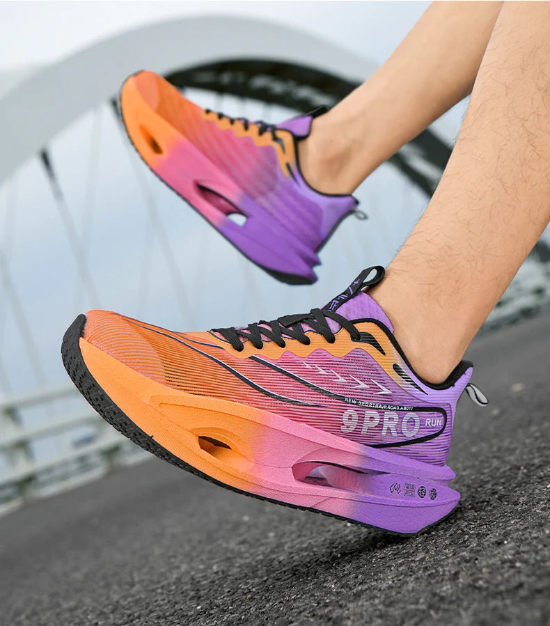 Männer Turnschuhe 9PRO Carbon Board Skeleton Dämpfung Marathon Laufschuhe Outdoor Fitness Training Sport Tennis Schuhe frauen
