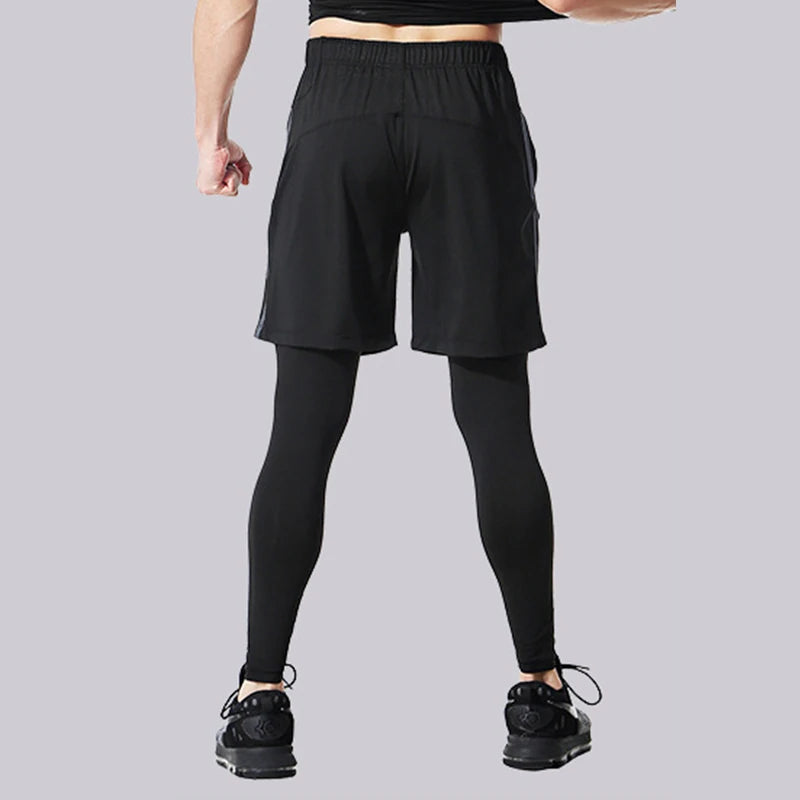 Männer Kompression Sport hose schnell trocknen Fitness-Strumpfhose Laufen Leggings Training Sport Strumpfhose Basketball Mann Fußball kleidung
