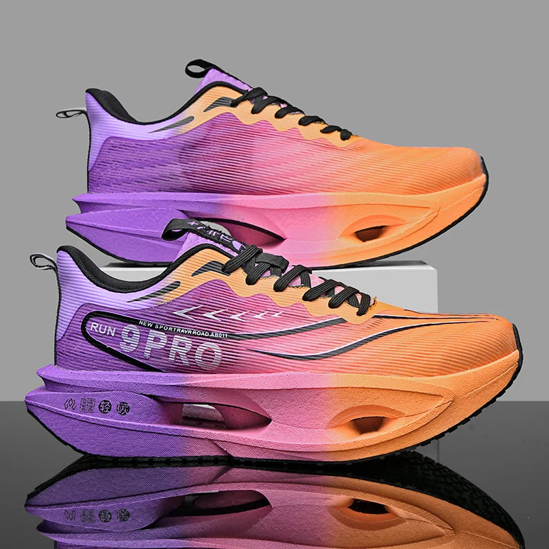 Männer Turnschuhe 9PRO Carbon Board Skeleton Dämpfung Marathon Laufschuhe Outdoor Fitness Training Sport Tennis Schuhe frauen