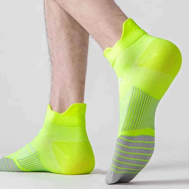 Sportsocken für Männer und Frauen, atmungsaktiv, zum Laufen, Fitness, Kompressionssocken, professionelle Marathon, schnell trocknende Socken, elastische Schuhe