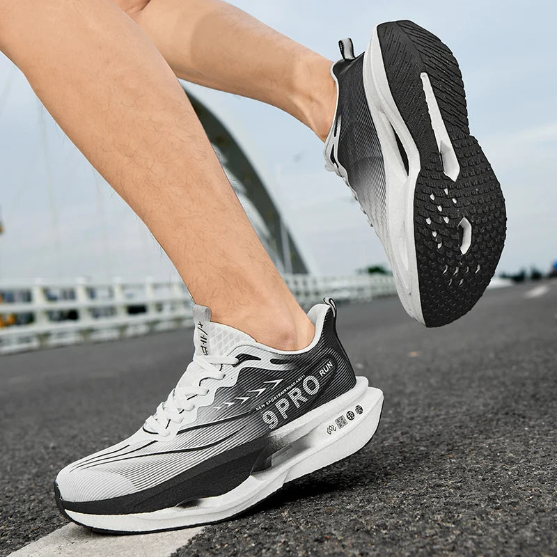 Männer Turnschuhe 9PRO Carbon Board Skeleton Dämpfung Marathon Laufschuhe Outdoor Fitness Training Sport Tennis Schuhe frauen