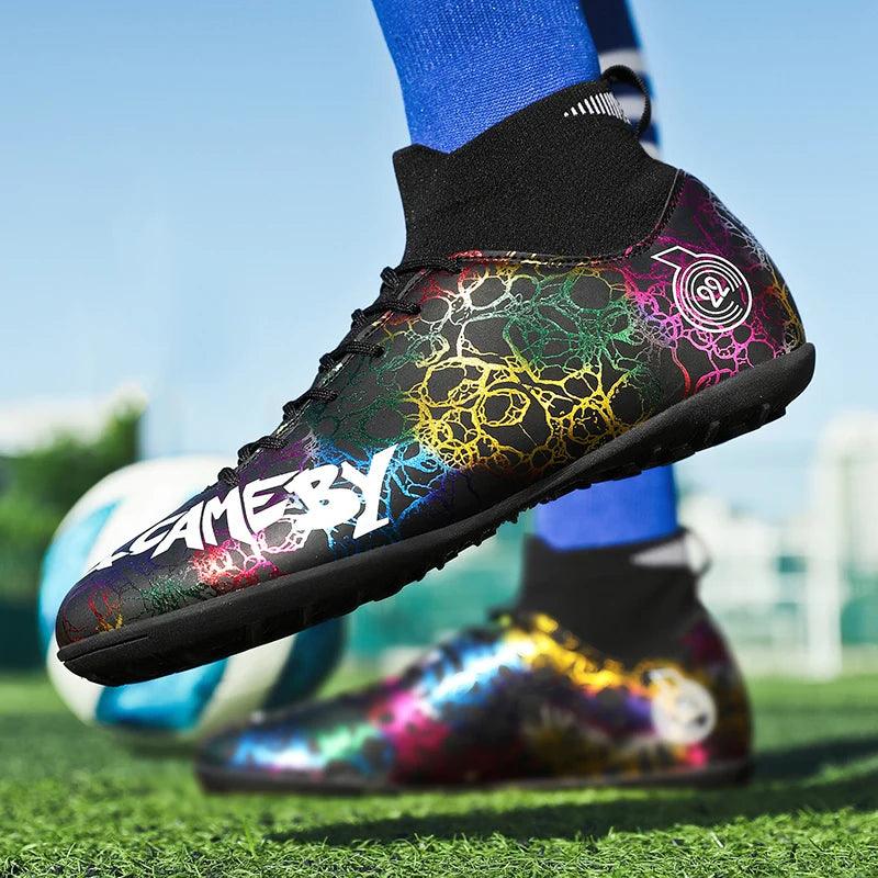 Chaussures de Football Respirantes et Confortables pour Homme, Résistantes à l'Usure, pour Entraînement Sportif Professionnel