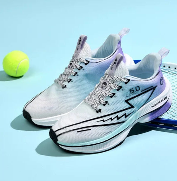 Neue männer Turnschuhe Racing Carbon Platte Sport Laufschuhe Licht Anti-Slip Professionelle Leichtathletik Training Schuhe Tennis schuhe