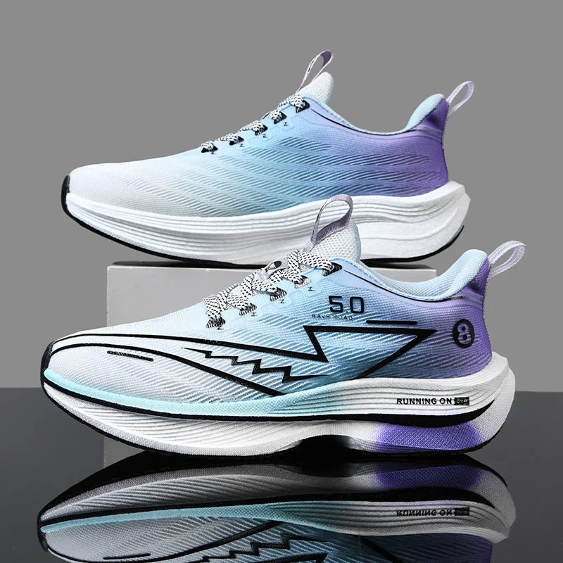 Neue männer Turnschuhe Racing Carbon Platte Sport Laufschuhe Licht Anti-Slip Professionelle Leichtathletik Training Schuhe Tennis schuhe