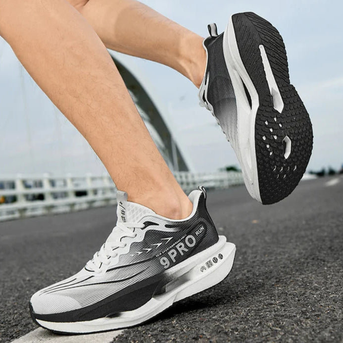 Männer Turnschuhe 9PRO Carbon Board Skeleton Dämpfung Marathon Laufschuhe Outdoor Fitness Training Sport Tennis Schuhe frauen