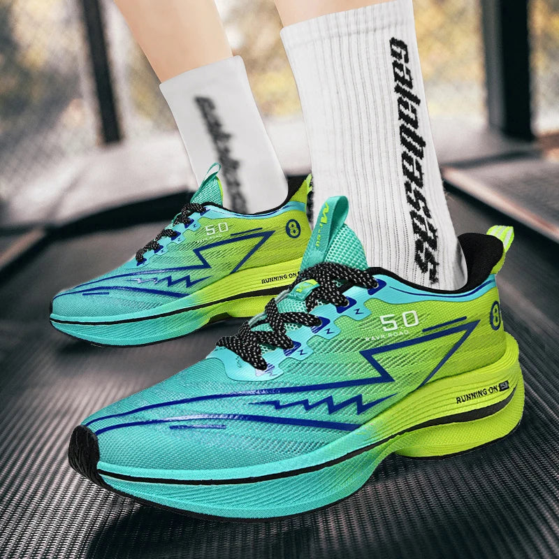 Neue männer Turnschuhe Racing Carbon Platte Sport Laufschuhe Licht Anti-Slip Professionelle Leichtathletik Training Schuhe Tennis schuhe