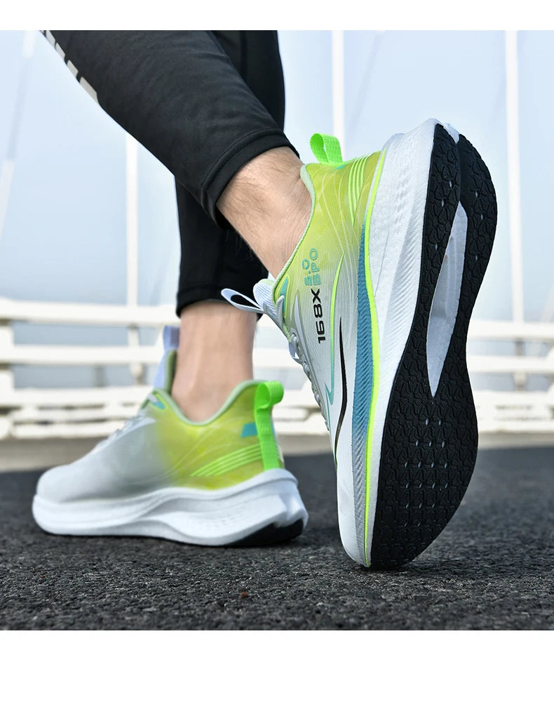 2025, neue Herren-Laufschuhe, Luftpolster, Marathon, Sport, atmungsaktiv, leicht, bequem, sportlich, rutschfest, für Damen 