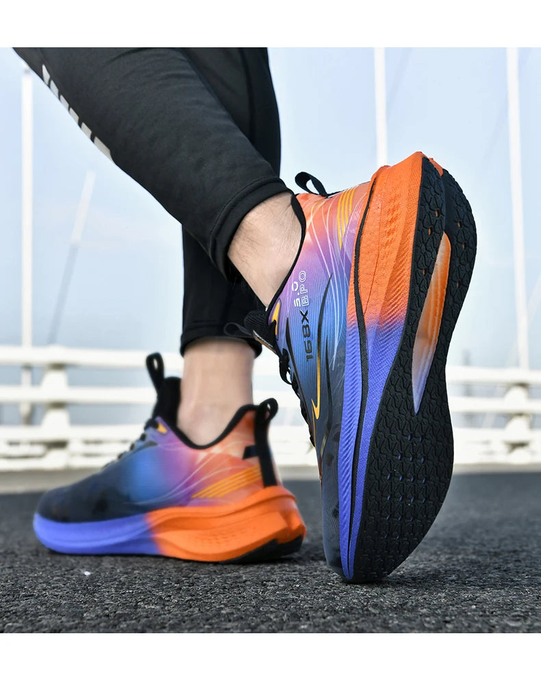 2025, neue Herren-Laufschuhe, Luftpolster, Marathon, Sport, atmungsaktiv, leicht, bequem, sportlich, rutschfest, für Damen 