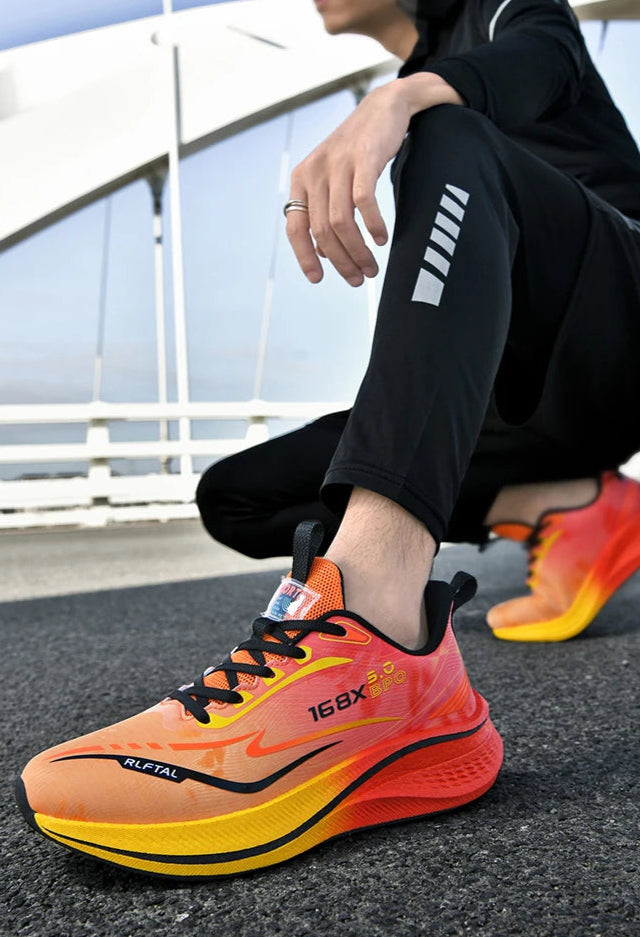 2025, neue Herren-Laufschuhe, Luftpolster, Marathon, Sport, atmungsaktiv, leicht, bequem, sportlich, rutschfest, für Damen 