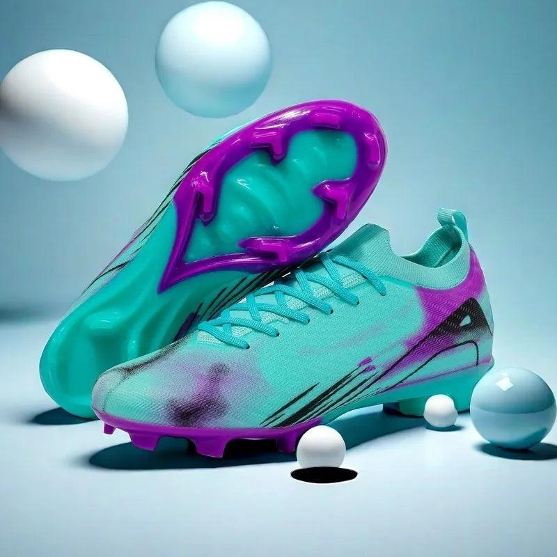 Chaussures de sport de football pour hommes et femmes, baskets de football professionnelles originales, longues pointes, baskets de futsal, marque de mode