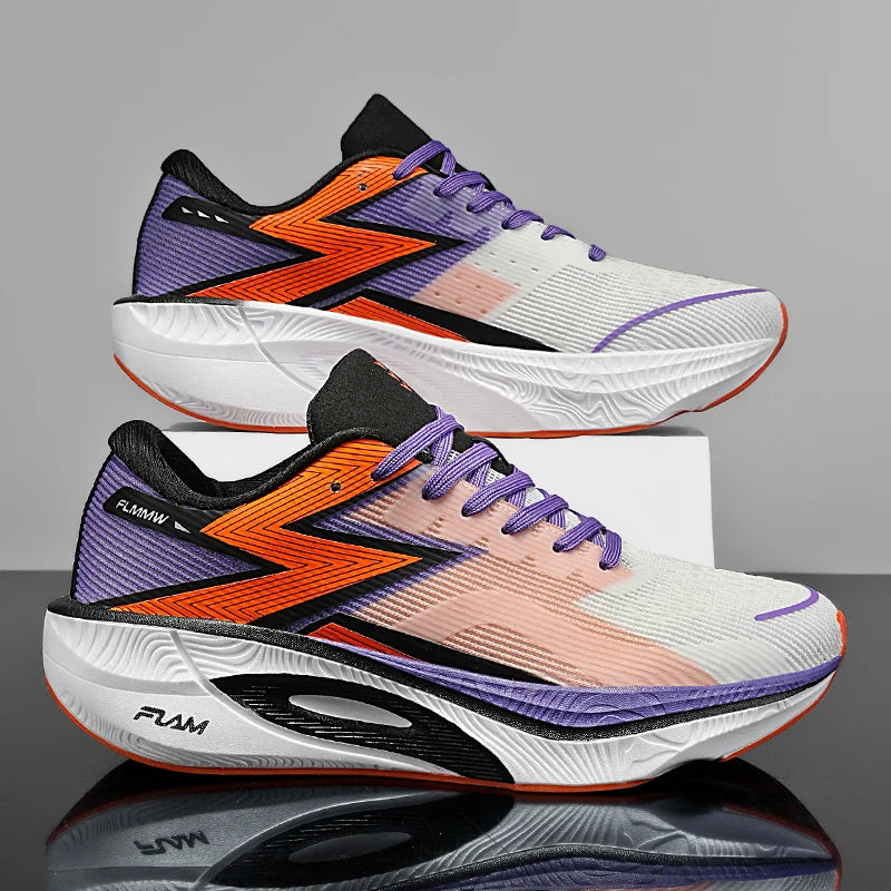 Carbon Platte Marathon Männer Sport Laufschuhe Air Kissen Leichte Frauen Athletisch Gym Tenis Turnschuhe Wandern Jogging Schuhe