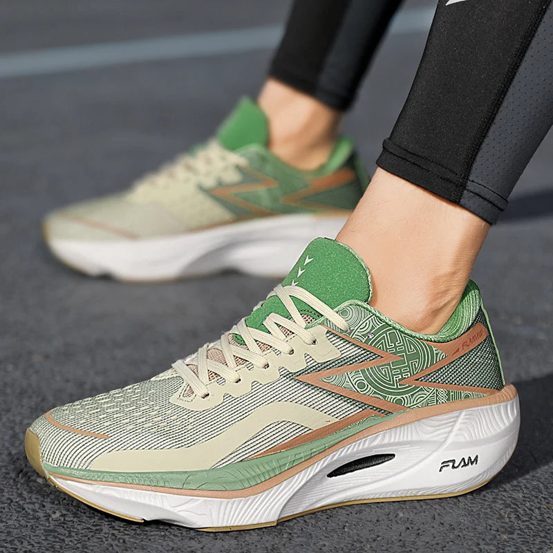 Carbon Platte Marathon Männer Sport Laufschuhe Air Kissen Leichte Frauen Athletisch Gym Tenis Turnschuhe Wandern Jogging Schuhe