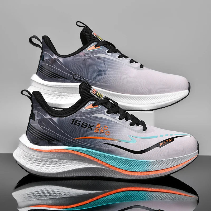 2025, neue Herren-Laufschuhe, Luftpolster, Marathon, Sport, atmungsaktiv, leicht, bequem, sportlich, rutschfest, für Damen 