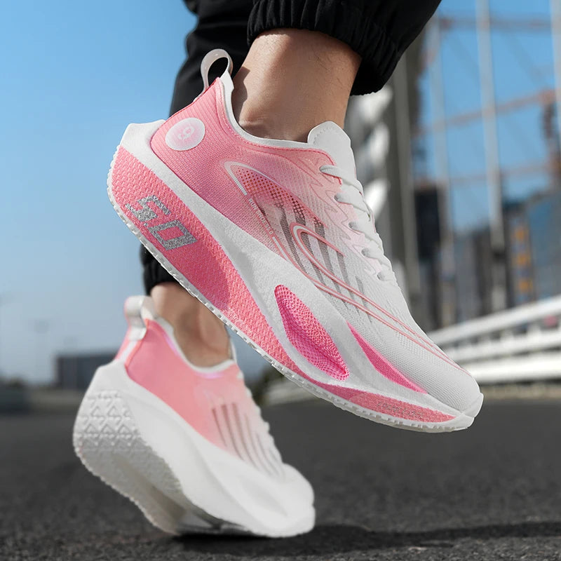 Herren-Sportschuhe, dämpfend, rutschfest, flach, verschleißfest, Mesh, atmungsaktiv, Plattform, weiche Laufschuhe für Herren