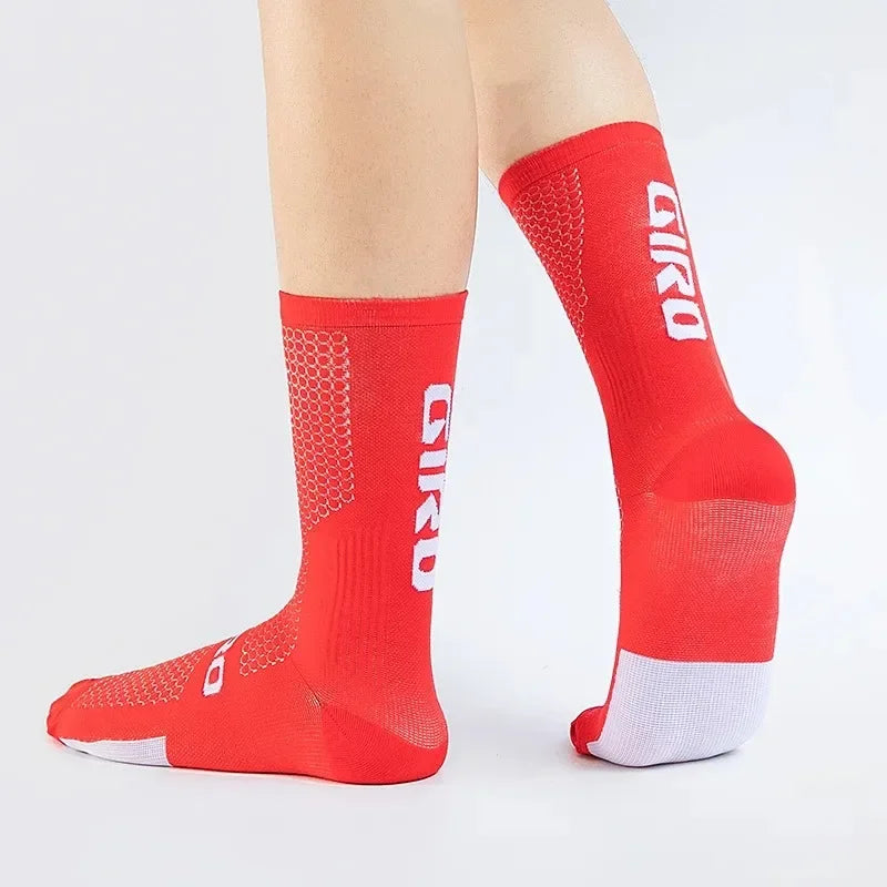 Pro Racing Kompression Radfahren Socken Kompression Atmungsaktive Mountainbike Racing Socken Männer Frauen calcetines ciclismo hombre