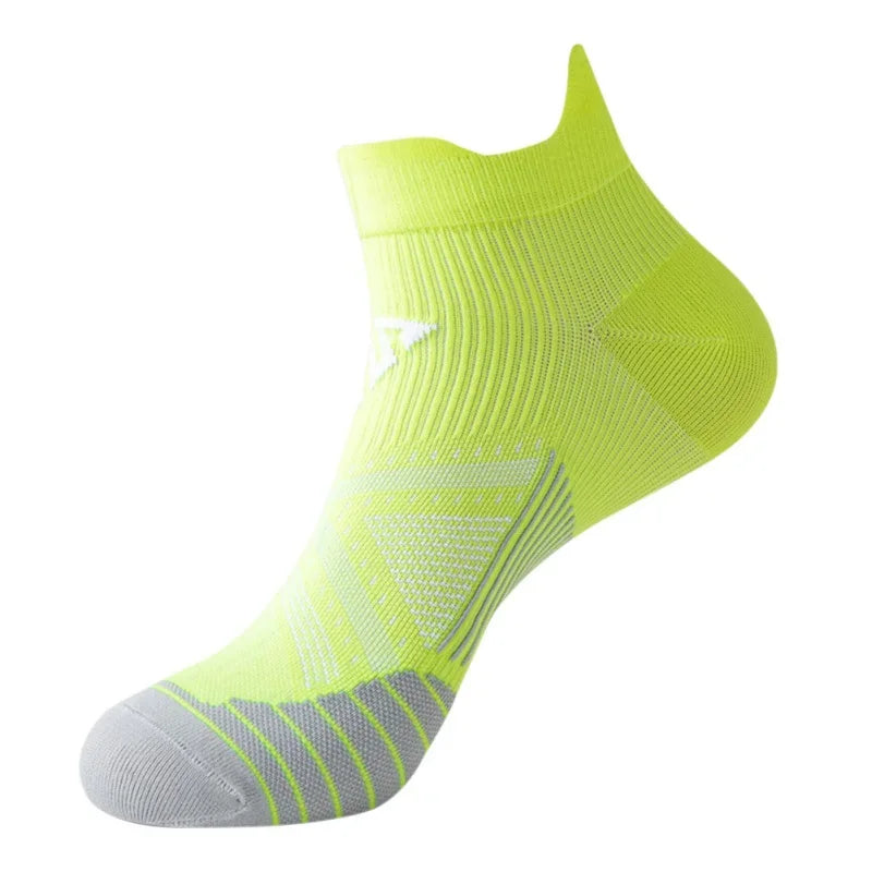 Sportsocken für Männer und Frauen, atmungsaktiv, zum Laufen, Fitness, Kompressionssocken, professionelle Marathon, schnell trocknende Socken, elastische Schuhe