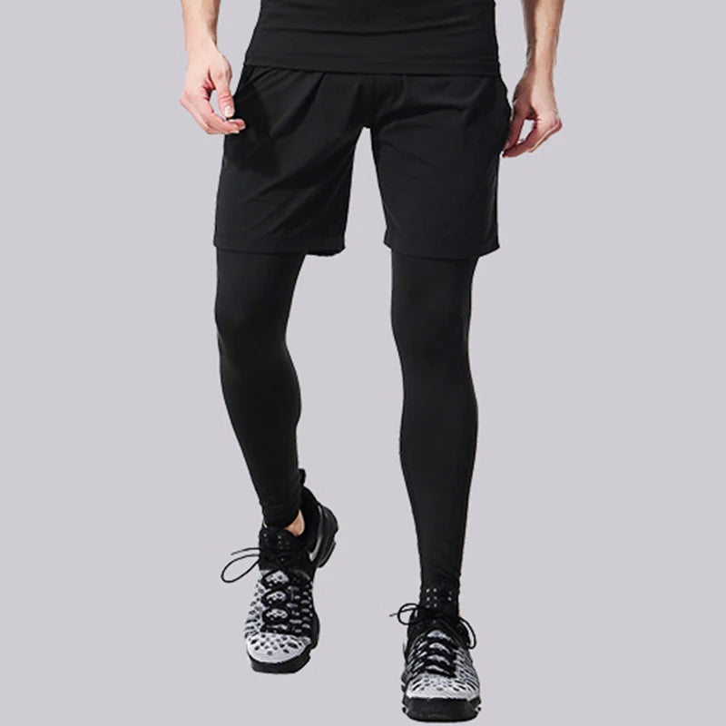 Männer Kompression Sport hose schnell trocknen Fitness-Strumpfhose Laufen Leggings Training Sport Strumpfhose Basketball Mann Fußball kleidung