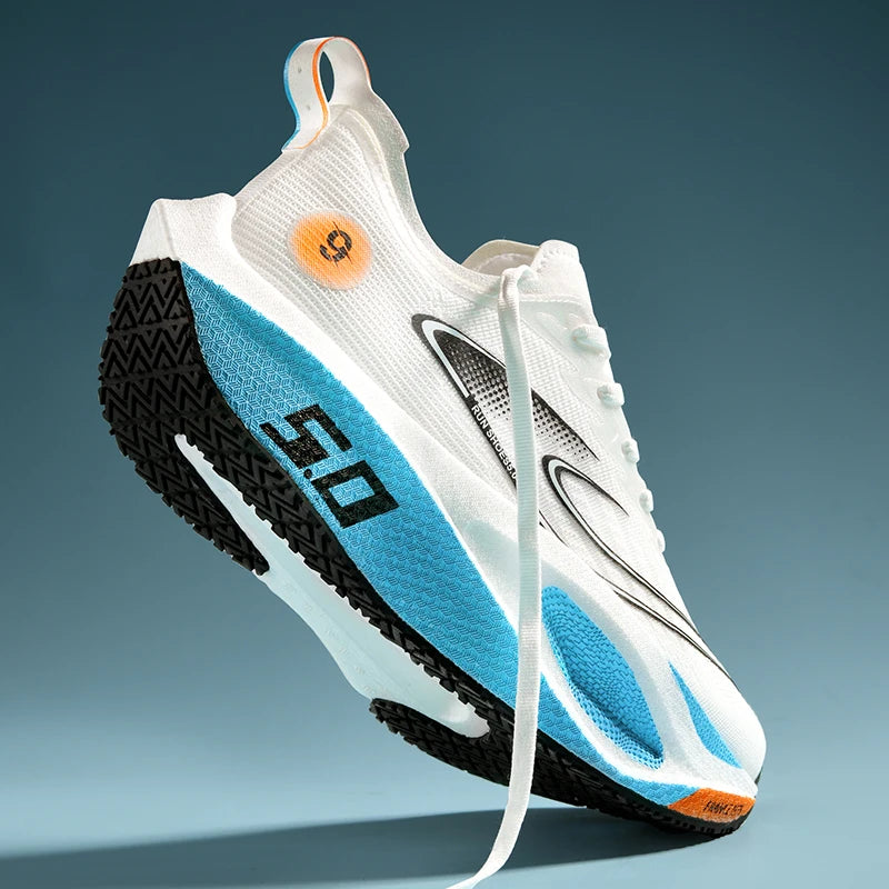 Herren-Sportschuhe, dämpfend, rutschfest, flach, verschleißfest, Mesh, atmungsaktiv, Plattform, weiche Laufschuhe für Herren