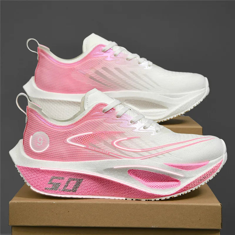 Herren-Sportschuhe, dämpfend, rutschfest, flach, verschleißfest, Mesh, atmungsaktiv, Plattform, weiche Laufschuhe für Herren