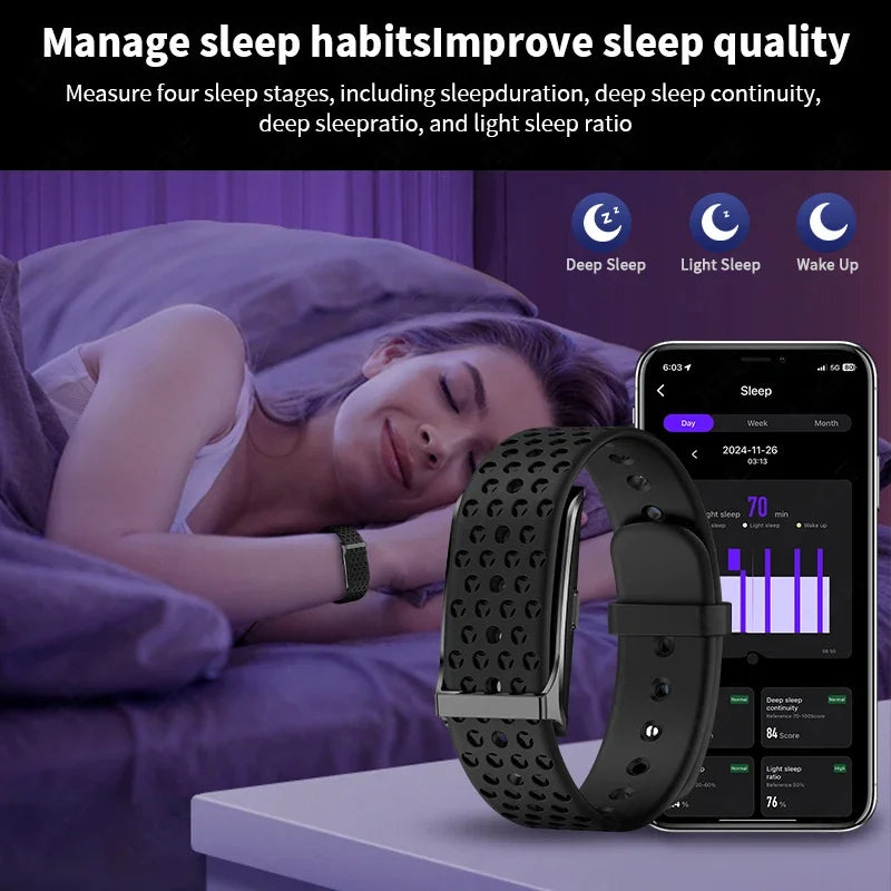 Smartwatch ActiveTrack X – Fitness Tracker mit Herzfrequenz, Blutdruck & Wasserdicht Design