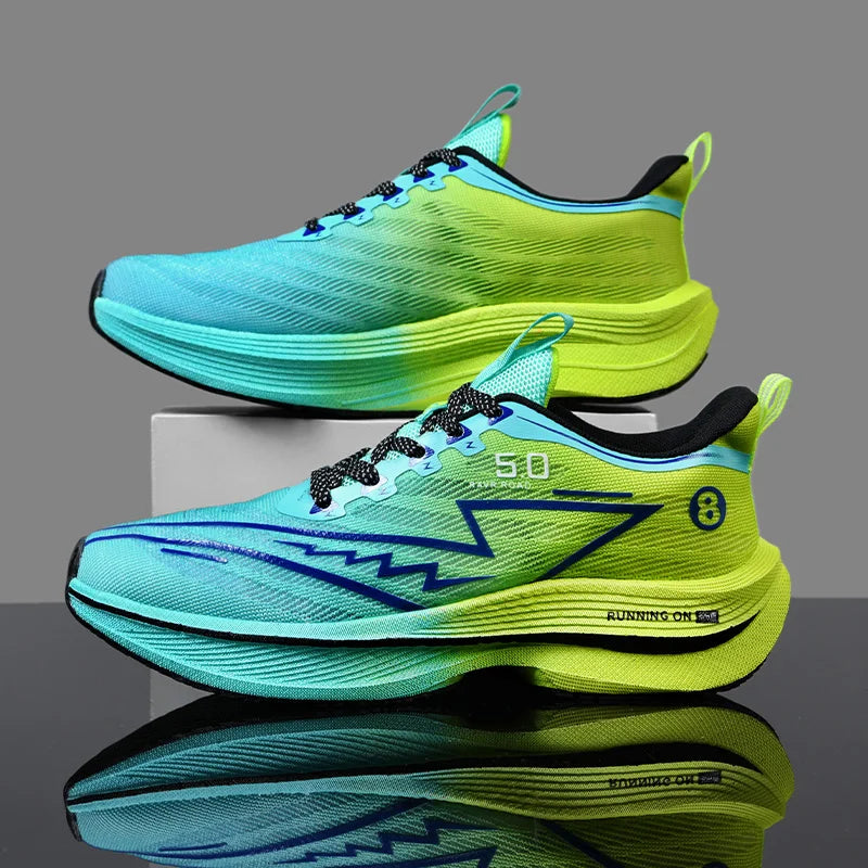 Neue männer Turnschuhe Racing Carbon Platte Sport Laufschuhe Licht Anti-Slip Professionelle Leichtathletik Training Schuhe Tennis schuhe