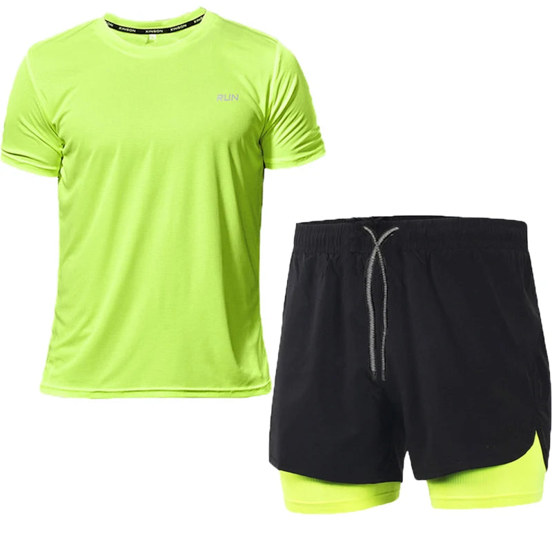 Herren Sportbekleidung Set - Schnell Trocknend & Atmungsaktiv