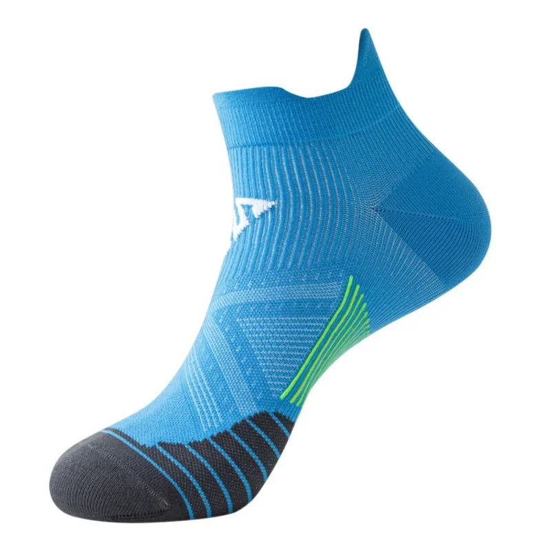 Sportsocken für Männer und Frauen, atmungsaktiv, zum Laufen, Fitness, Kompressionssocken, professionelle Marathon, schnell trocknende Socken, elastische Schuhe