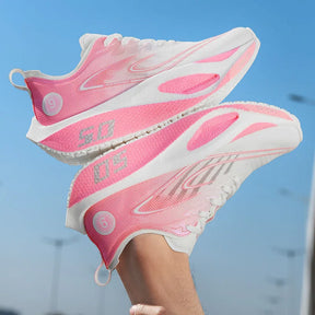 Herren-Sportschuhe, dämpfend, rutschfest, flach, verschleißfest, Mesh, atmungsaktiv, Plattform, weiche Laufschuhe für Herren