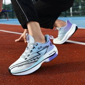 Neue männer Turnschuhe Racing Carbon Platte Sport Laufschuhe Licht Anti-Slip Professionelle Leichtathletik Training Schuhe Tennis schuhe