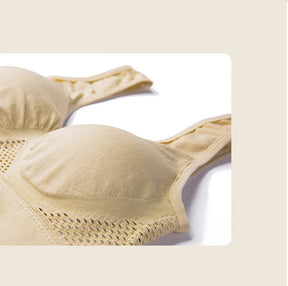 Atmungsaktive Sport-Bh Top Fitness Frauen Büstenhalter Abnehmbare Gepolsterte Sport-Bh Lauf Gym Nahtlose Push-Up Bhs