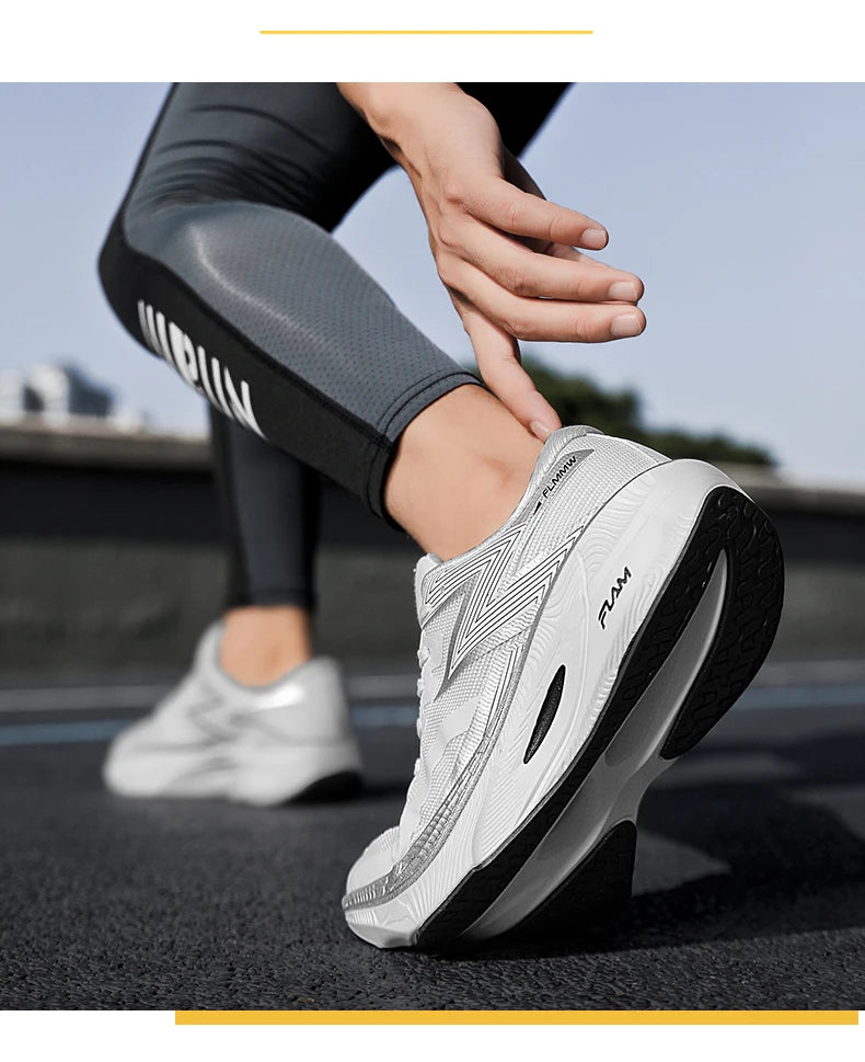 Carbon Platte Marathon Männer Sport Laufschuhe Air Kissen Leichte Frauen Athletisch Gym Tenis Turnschuhe Wandern Jogging Schuhe