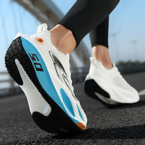 Herren-Sportschuhe, dämpfend, rutschfest, flach, verschleißfest, Mesh, atmungsaktiv, Plattform, weiche Laufschuhe für Herren