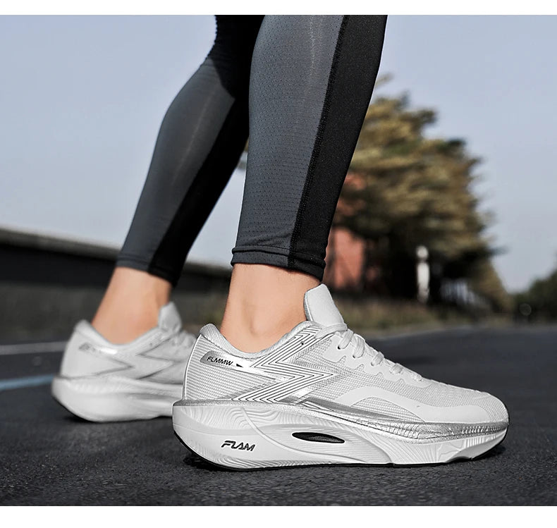 Carbon Platte Marathon Männer Sport Laufschuhe Air Kissen Leichte Frauen Athletisch Gym Tenis Turnschuhe Wandern Jogging Schuhe