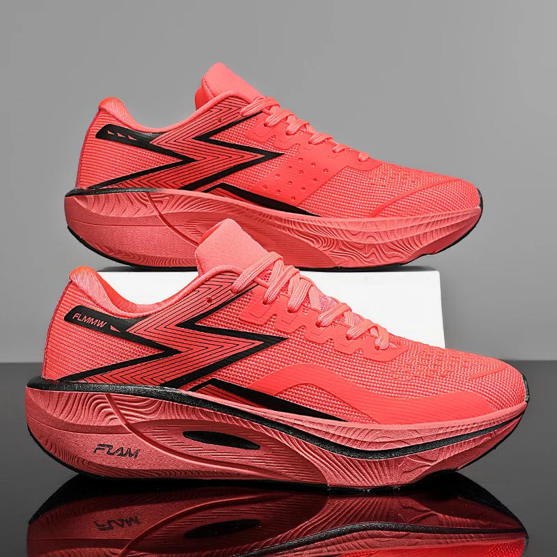 Carbon Platte Marathon Männer Sport Laufschuhe Air Kissen Leichte Frauen Athletisch Gym Tenis Turnschuhe Wandern Jogging Schuhe